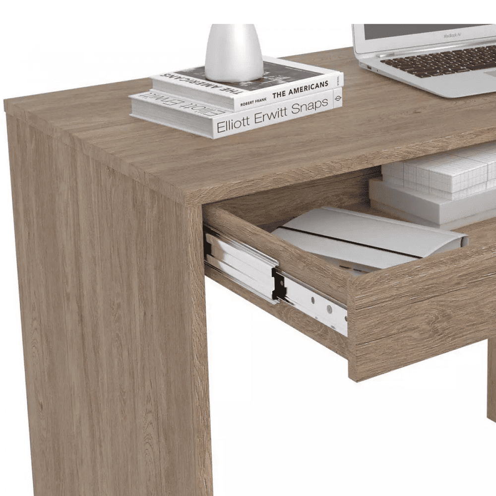 Escrivaninha 1 Gaveta Nogal Dem&oacute;bile Facility, Nogal, large image number 2